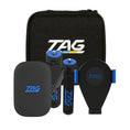 Load image into Gallery viewer, TAG Sports radar system with device, tripod mount, and black carrying case.