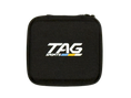 Load image into Gallery viewer, Black pouch with 'TAG Sports' logo on a white background