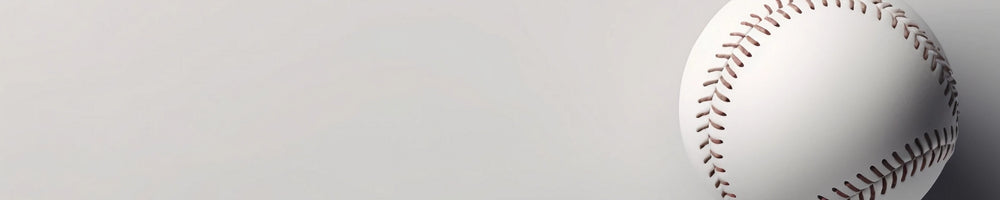 white baseball on a grey background.