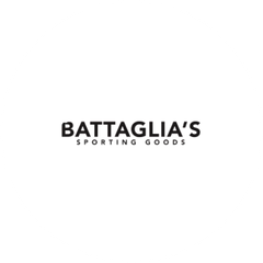 Battaglia's Sporting Goods logo in black text on a solid white background.
