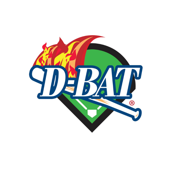 D-BAT logo with colorful design.