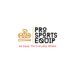 A logo on a white background reading 'PRO SPORTS EQUIP' with smaller text 'We Equip The Everyday Athlete' below, alongside an orange sports equipment icon.