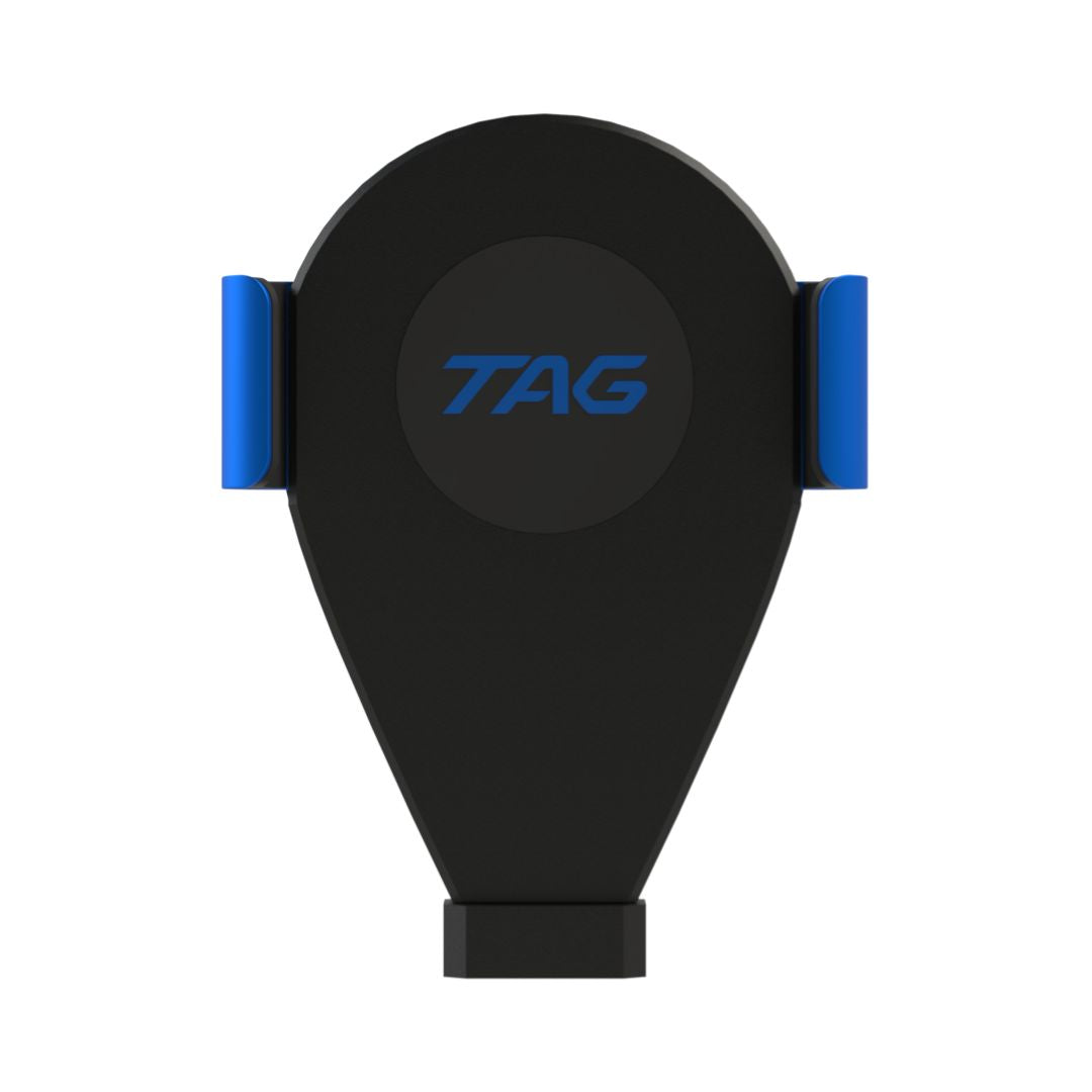 TAG One Sports Radar phone bracket on a white background.