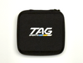 Load image into Gallery viewer, Black pouch with 'TAG Sports' logo on a white background
